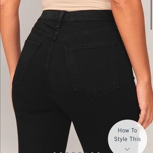 Abercrombie & Fitch - Curve Love High Rise Super Skinny Ankle Jeans - 29 R